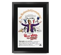HWC Trading FR - Poster stampato con autografo Willy Wonka and the Chocolate Factory Gene Wilder, formato A3