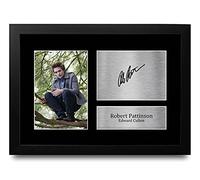 HWC Trading FR Robert Pattinson Twilight - A4 Framed Regali Stampati Autografo Firmato Immagine Per Gli Appassionati Di Memorabilia Di Film