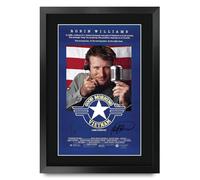 HWC Trading Good Morning, Vietnam (1987) Robin Williams Regali Stampato Poster Firmato Autografo Immagine Per Film Memorabilia Tifosi - A3 Incorniciato