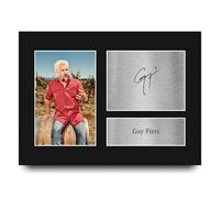 HWC Trading Guy Fieri Regali stampati con foto autografata per Master Chef e appassionati di cucina - A4