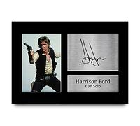 HWC Trading Harrison Ford A4 Senza Cornice Firmato Regalo Visualizzazione Delle Foto Print Immagine Autografo Stampato Per Star Wars Gli Appassionati Di Cinema