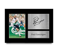 HWC Trading - Immagine con autografo formato A4, motivo: Paul Gascoigne England Gazza, formato A4