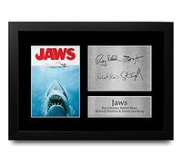 HWC Trading Jaws A4 Incorniciato Firmato Regalo Visualizzazione Delle Foto Print Immagine Autografo Stampato Per Gli Appassionati Di Cinema