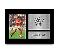 HWC Trading Johan Cruyff A4 Senza Cornice Firmato Regalo Visualizzazione Delle Foto Print Immagine Autografo Stampato Per Holland Tifosi Di Calcio