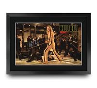 HWC Trading Kill Bill Vol 1 Scene 1 Regali Stampati Autografo Firmato Immagine Per Gli Appassionati Di Memorabilia Di Film - A3 Incorniciato