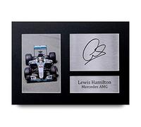 HWC Trading Lewis Hamilton A4 Senza Cornice Firmato Regalo Visualizzazione delle Foto Print Immagine Autografo Stampato per F1 Appassionati di Formula Uno