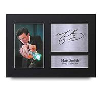 HWC Trading Matt Smith A4 Senza Cornice Firmato Regalo Visualizzazione Delle Foto Print Immagine Autografo Stampato Per Dr Who Tv Show Fan