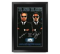 HWC Trading Men in Black A3 Incorniciato Firmato Regalo Visualizzazione delle Foto Print Immagine Autografo Stampato per Will Smith Tommy Lee Jones Gli Appassionati di Cinema