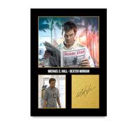 HWC Trading Michael C Hall Dexter Dexter Morgan Regali Stampati Autografo Firmato Immagine Per Gli Appassionati Di Programma Televisivo - A4 Solo Stampa (ID-005904)