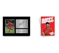 HWC Trading Mohamed Mo Salah Gifts - Biglietto di auguri per i fan del Liverpool