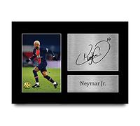 HWC Trading Neymar Jr A4 Senza Cornice Firmato Regalo Visualizzazione Delle Foto Print Immagine Autografo Stampato Per Psg Tifosi Di Calcio