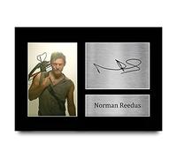 HWC Trading Norman Reedus A4 Senza Cornice Firmato Regalo Visualizzazione Delle Foto Print Immagine Autografo Stampato Per The Walking Dead Tv Show Fan