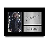 HWC Trading Peter Dinklage A4 Senza Cornice Firmato Regalo Visualizzazione Delle Foto Print Immagine Autografo Stampato Per Game Of Thrones Tv Show Fan