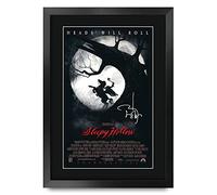 HWC Trading Sleepy Hollow A3 Incorniciato Firmato Regalo Visualizzazione delle Foto Print Immagine Autografo Stampato per Johnny Depp Fan Movie Poster
