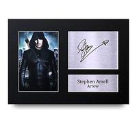 HWC Trading Stephen Amell A4 Senza Cornice Firmato Regalo Visualizzazione Delle Foto Print Immagine Autografo Stampato Per Arrow Tv Show Fan