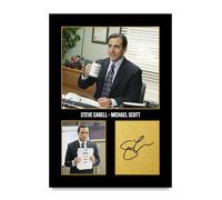 HWC Trading Steve Carell The Office US Michael Scott Regali Stampati Autografo Firmato Immagine Per Gli Appassionati Di Programma Televisivo - A4 Solo Stampa (ID-006022)