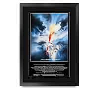 HWC Trading Superman A3 Incorniciato Firmato Regalo Visualizzazione Delle Foto Print Immagine Autografo Stampato Per Christopher Reeve Gli Appassionati Di Cinema