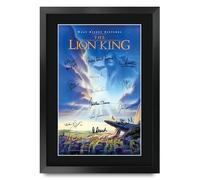 HWC Trading The Lion King 1 Animation (1994) Matthew Broderick Regali Stampato Poster Firmato Autografo Immagine Per Film Memorabilia Tifosi - A3 Incorniciato