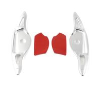 HWDFFA Copertura di Estensione del Cambio al Volante in Lega di Alluminio per Auto, Accessori Interni per Hyu&ndai Genesis G90 EQ900 2016-2022, Argento