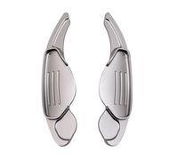 HWDFFA Land Range Fit for Ro&Ver Evoque Discovery Sport/Jag&uar XF XE Styling Accessori for Auto Estensione del Cambio al Volante Paddle del Cambio (Blu) (Argentato)