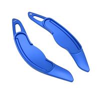 HWDFFA Paddle Shifter per BMW Mini MK3 F54 F55 F56 F57 F60 Cooper Volante in Metallo Paddle Shifter Rivestimento Decorazione Interna Accessori Lega di Alluminio-Nero (Blu)