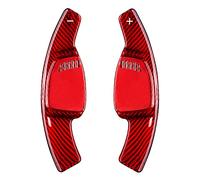 HWDFFA Paddle Shifter più Grande al Volante, Estensione della Paletta del Cambio con Finiture Rosse for Au&di RS5 RS7 2021