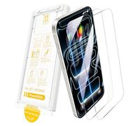 HWeggo 2 Pezzi Vetro Temperato per iPhone 17 Pro Max/iPhone 16 Pro Max 6,9 Pollici, Facile Installazione con Telaio di Allineamento Della Striscia, 9H Pellicola prottetiva
