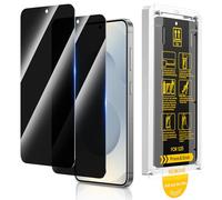 HWeggo per Samsung Galaxy S25 Privacy Pellicola Protettiva Dello Schermo con 2 Pacchetti, Facile Installazione con Telaio di Allineamento Della Striscia, Pellicola di Vetro Temperato HD 9H Hardness
