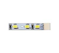HWEIH 10 pezzi for frigorifero BCD-459WDSS DC12V barra LED MDDZ-187 CQC14134112291 striscia LED luce bianca for frigorifero 0064