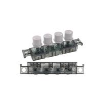 HWEIH 1PC 4 tasti 3 marce/5 tasti 4 marce Interruttore di controllo della velocità for ventilatore elettrico Interruttore di velocità del ventilatore da pavimento Interruttore a pulsante della tastier