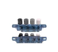 HWEIH 1PC 4 tasti 3 marce/5 tasti 4 marce Interruttore di controllo della velocità for ventilatore elettrico Interruttore di velocità del ventilatore da pavimento Interruttore a pulsante della tastier