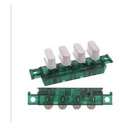 HWEIH 1PC 4 tasti 3 marce/5 tasti 4 marce Interruttore di controllo della velocità for ventilatore elettrico Interruttore di velocità del ventilatore da pavimento Interruttore a pulsante della tastier