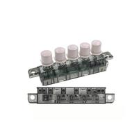 HWEIH 1PC 4 tasti 3 marce/5 tasti 4 marce Interruttore di controllo della velocità for ventilatore elettrico Interruttore di velocità del ventilatore da pavimento Interruttore a pulsante della tastier