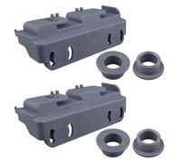 HWEIH 2 confezioni WD28X27241 ruote for lavastoviglie, supporto inferiore for cestello e kit rulli adatti for lavastoviglie WD12X10438 WD12X10439 WD12X10446