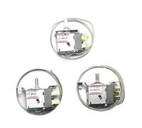 HWEIH 2 Termostato for frigorifero a 3 pin WDF20 WDF20D Interruttore di controllo meccanico della temperatura Parti di ricambio for frigorifero congelatore(2 plug 70CM)