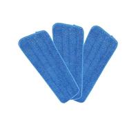 HWEIH 3 pezzi di ricambio in tessuto for mop, 14 * 42 cm, umido/asciutto, panno for pulizia in microfibra, panno in microfibra for spray mop