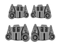 HWEIH 4Pack W10195417 Ruota for cestello inferiore della lavastoviglie for AP4538395, PS2579553, WPW10195417, AH2579553, EA2579553