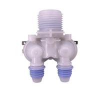 HWEIH Adatto for parti dell'elettrovalvola di ingresso acqua a doppia testa for lavatrice AC110-120V