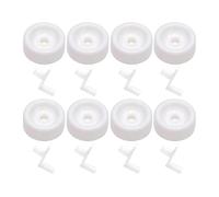 HWEIH Ruote e asse for rulli for lavastoviglie WD12X271 (confezione da 8) compatibili con AP2039084 AH259136 EA259136 for cestello inferiore