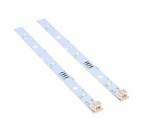 HWEIH Striscia LED for barra luminosa for congelatore 2 pezzi for luce LED for frigorifero E349766 MDDZ-162A 1629348 DC12V 2W
