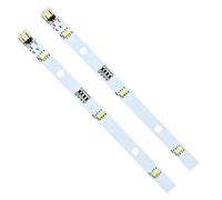 HWEIH Striscia luminosa a LED da 2 pezzi for frigorifero E349766 MDDZ-162A 1629348 1529227 Barra luminosa a LED for frigorifero DC12V 2W compatibile