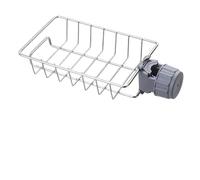 HWEIH Supporto for rubinetto sospeso regolabile in altezza, flessibile e girevole, adatto for sapone, spugne, spazzole