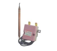 HWEIH Termostato for scaldabagno elettrico Limitatore di temperatura Regolatore di temperatura regolabile a 75°(A with Earth Wire)