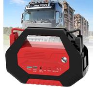 HWGANX Avviatore di emergenza per auto, super sicuro, 12 V/24 V, multifunzionale, nessuna paura di caldo e freddo bruciante -20 °C ~ 85 °C