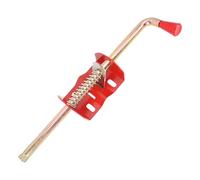 HWGING Ancoraggio per Cancello Agricolo Installazione Rapida, Supporto Antigoccia per Cancello in Ferro per Bestiame per a Tubo, Supporto per Asta Stabile in Caso di Pioggia, 1,8 Kg, 17,3 Pollici,