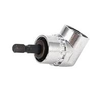 HWGING Cacciavite Elettrico, Attacco per Trapano, Estensione Dell'Angolo del Driver Ad Angolo Retto 105 Gradi per Mandrino con Chiave Manuale