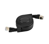 HWGING Cavo Ethernet Retrattile Cavo Ethernet Piatto Retrattile Cat7 Rj45 10 × 10 × 2 Patch Lan da 600 Mhz