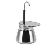 HWGING in Acciaio Inossidabile di Tipo Italiano, Caffettiera Portatile Leggera di Grande capacità, Fai da Te