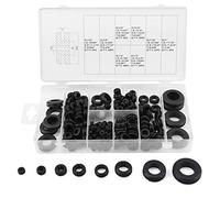 HWGING Kit di Asciugatura per Esterni, Caricatore per Attrezzi, 180 Pezzi, Occhiello in Plastica Morbida, Anello Metallico, Guarnizione Elettrica, Assortimento di Guarnizioni