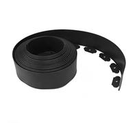 HWGING Kit di Bordatura Orizzontale in PE No-Dig Bordatura da Giardino a Parete Alta con Picchetti per Prato, Aiuola, Patio (#2)